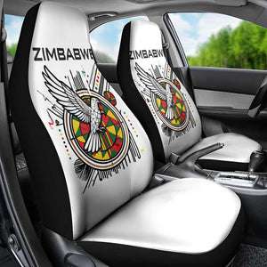 Spirit of Zimbabwe Car Seat Cover Flag Colors and Symbol of Peace