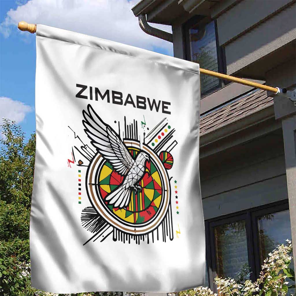 Spirit of Zimbabwe Garden Flag Flag Colors and Symbol of Peace