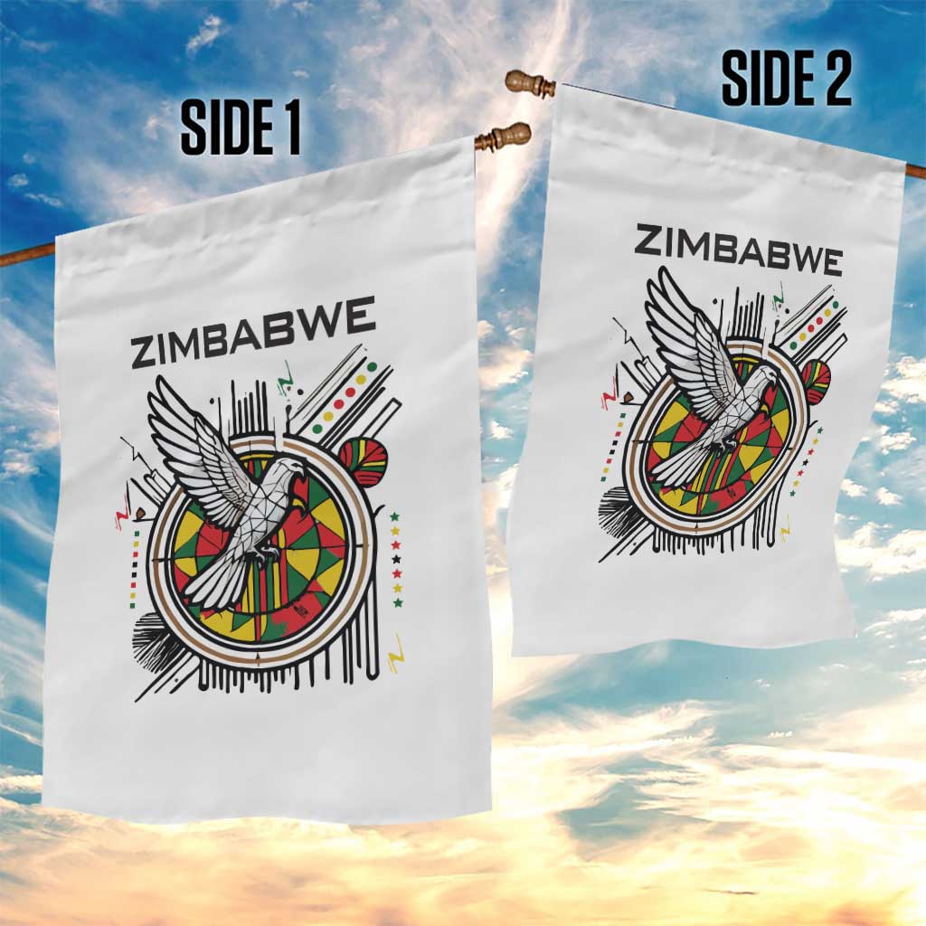 Spirit of Zimbabwe Garden Flag Flag Colors and Symbol of Peace
