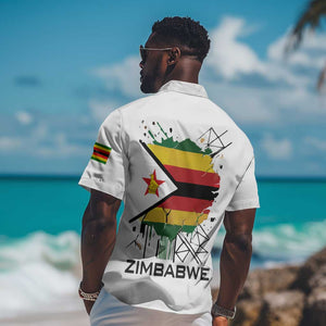 Spirit of Zimbabwe Hawaiian Shirt Flag Colors and Symbol of Peace