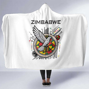 Spirit of Zimbabwe Hooded Blanket Flag Colors and Symbol of Peace