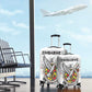 Spirit of Zimbabwe Luggage Cover Flag Colors and Symbol of Peace