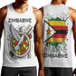 Spirit of Zimbabwe Men Tank Top Flag Colors and Symbol of Peace
