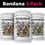 Spirit of Zimbabwe Neck Gaiter Flag Colors and Symbol of Peace TS04