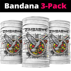 Spirit of Zimbabwe Neck Gaiter Flag Colors and Symbol of Peace TS04