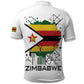 Spirit of Zimbabwe Polo Shirt Flag Colors and Symbol of Peace