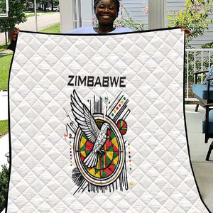 Spirit of Zimbabwe Quilt Flag Colors and Symbol of Peace