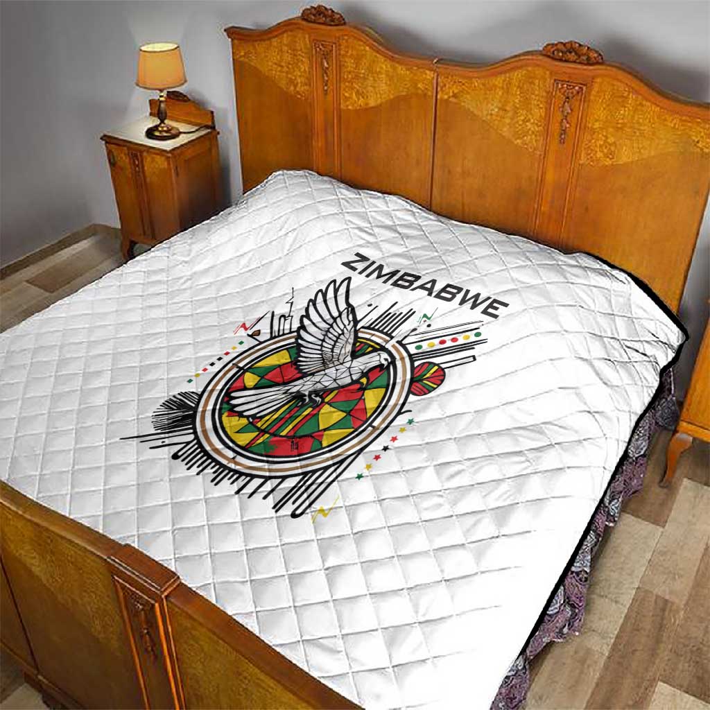 Spirit of Zimbabwe Quilt Flag Colors and Symbol of Peace