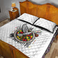 Spirit of Zimbabwe Quilt Bed Set Flag Colors and Symbol of Peace