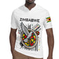 Spirit of Zimbabwe Rugby Jersey Flag Colors and Symbol of Peace