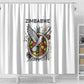 Spirit of Zimbabwe Shower Curtain Flag Colors and Symbol of Peace