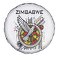 Spirit of Zimbabwe Spare Tire Cover Flag Colors and Symbol of Peace