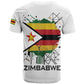 Spirit of Zimbabwe T shirt Flag Colors and Symbol of Peace