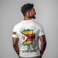 Spirit of Zimbabwe T shirt Flag Colors and Symbol of Peace