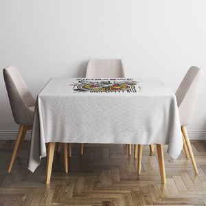 Spirit of Zimbabwe Tablecloth Flag Colors and Symbol of Peace