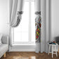 Spirit of Zimbabwe Window Curtain Flag Colors and Symbol of Peace