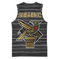 Zimbabwean Bird Statue Basketball Jersey Tribal Pattern Flag Patch and Heritage Symbol - African Pride