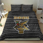 Zimbabwean Bird Statue Bedding Set Tribal Pattern Flag Patch and Heritage Symbol