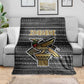 Zimbabwean Bird Statue Blanket Tribal Pattern Flag Patch and Heritage Symbol