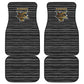 Zimbabwean Bird Statue Car Mats Tribal Pattern Flag Patch and Heritage Symbol