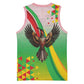 Vibe Zimbabwe Basketball Jersey Tribal-Inspired Background with Geometric Flag Color Design - African Pride