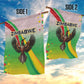 Vibe Zimbabwe Garden Flag Tribal-Inspired Background with Geometric Flag Color Design