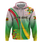 Vibe Zimbabwe Hoodie Tribal-Inspired Background with Geometric Flag Color Design