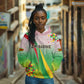 Vibe Zimbabwe Hoodie Tribal-Inspired Background with Geometric Flag Color Design