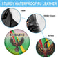 Vibe Zimbabwe Spare Tire Cover Tribal-Inspired Background with Geometric Flag Color Design