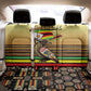 Pride Zimbabwe Back Car Seat Cover Zimbabwean Bird, Tribal Patterns and Pan-African Colors