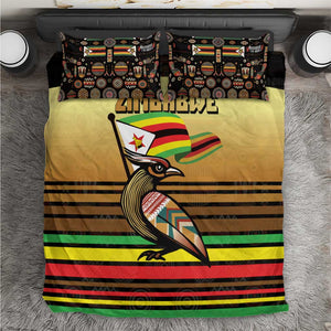 Pride Zimbabwe Bedding Set Zimbabwean Bird, Tribal Patterns and Pan-African Colors