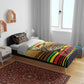 Pride Zimbabwe Bedding Set Zimbabwean Bird, Tribal Patterns and Pan-African Colors