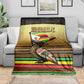 Pride Zimbabwe Blanket Zimbabwean Bird, Tribal Patterns and Pan-African Colors