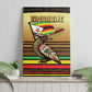 Pride Zimbabwe Canvas Wall Art Zimbabwean Bird, Tribal Patterns and Pan-African Colors