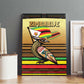 Pride Zimbabwe Canvas Wall Art Zimbabwean Bird, Tribal Patterns and Pan-African Colors