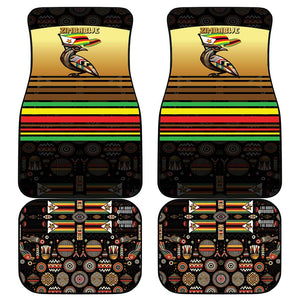 Pride Zimbabwe Car Mats Zimbabwean Bird, Tribal Patterns and Pan-African Colors