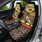 Pride Zimbabwe Car Seat Cover Zimbabwean Bird, Tribal Patterns and Pan-African Colors