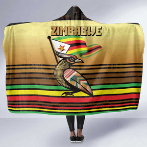 Pride Zimbabwe Hooded Blanket Zimbabwean Bird, Tribal Patterns and Pan-African Colors