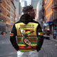 Pride Zimbabwe Hoodie Zimbabwean Bird, Tribal Patterns and Pan-African Colors