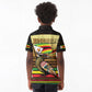 Pride Zimbabwe Kid Polo Shirt Zimbabwean Bird, Tribal Patterns and Pan-African Colors