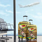 Pride Zimbabwe Luggage Cover Zimbabwean Bird, Tribal Patterns and Pan-African Colors