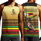 Pride Zimbabwe Men Tank Top Zimbabwean Bird, Tribal Patterns and Pan-African Colors