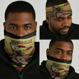 Pride Zimbabwe Neck Gaiter Zimbabwean Bird, Tribal Patterns and Pan-African Colors TS04