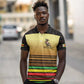 Pride Zimbabwe Polo Shirt Zimbabwean Bird, Tribal Patterns and Pan-African Colors