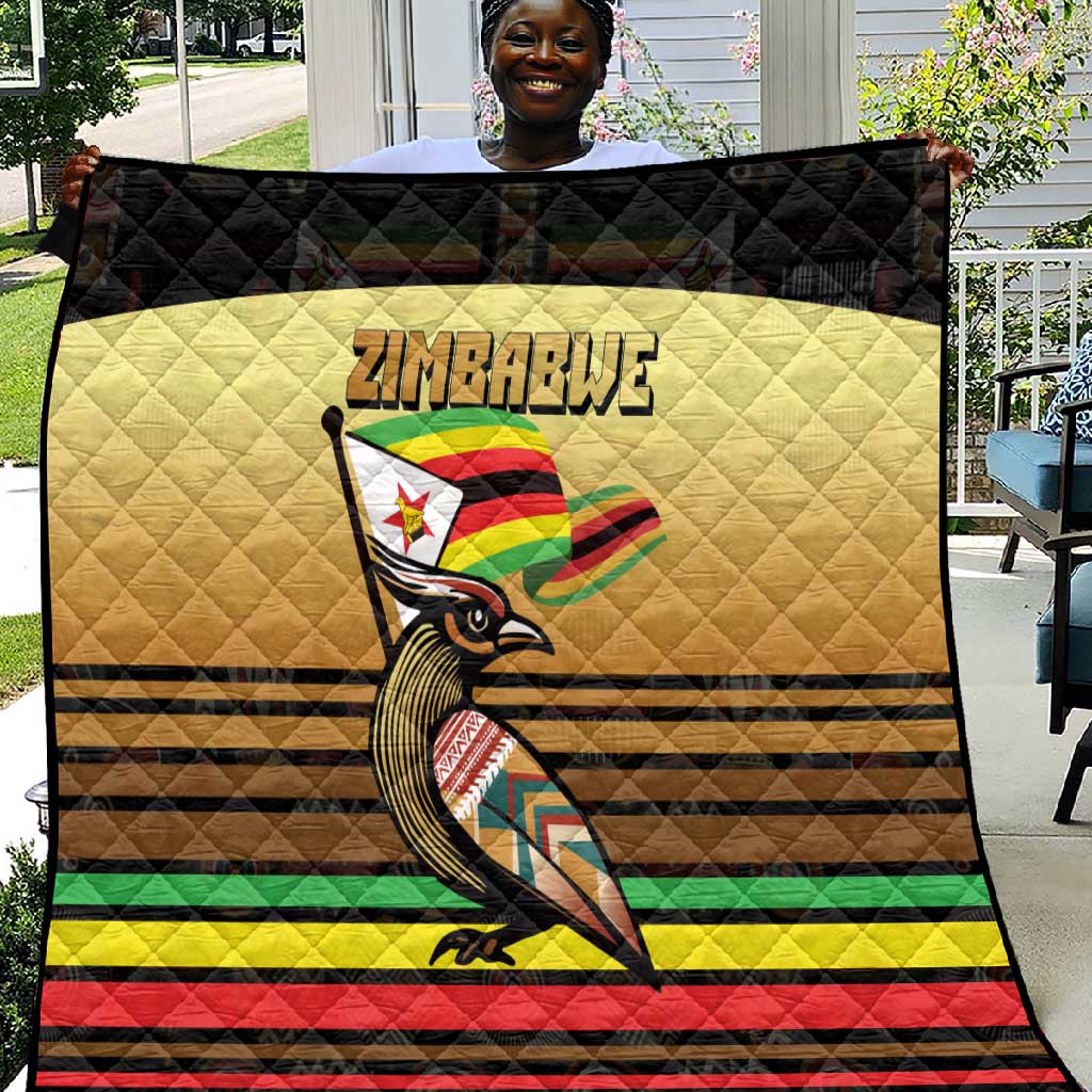 Pride Zimbabwe Quilt Zimbabwean Bird, Tribal Patterns and Pan-African ...