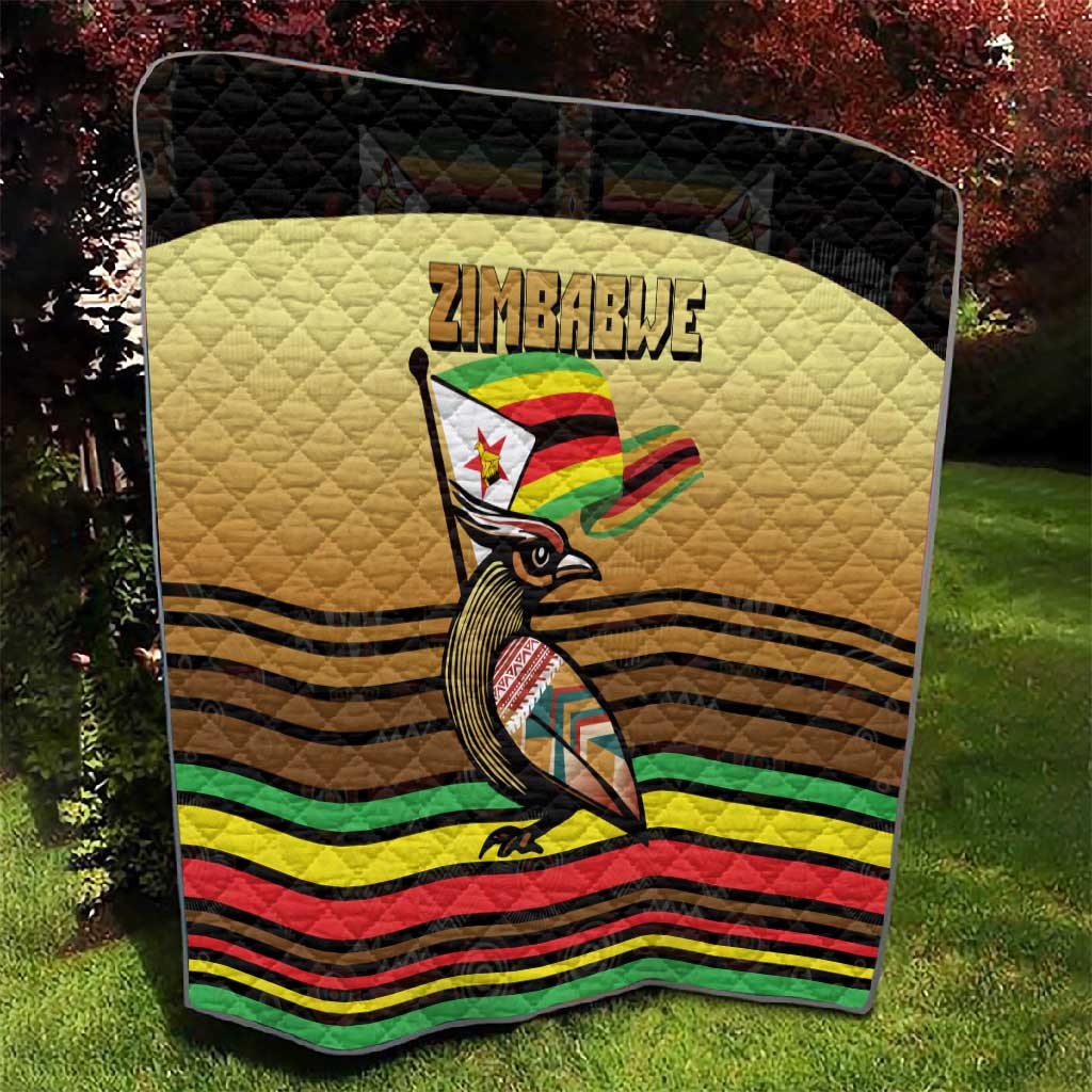 Pride Zimbabwe Quilt Zimbabwean Bird, Tribal Patterns and Pan-African Colors