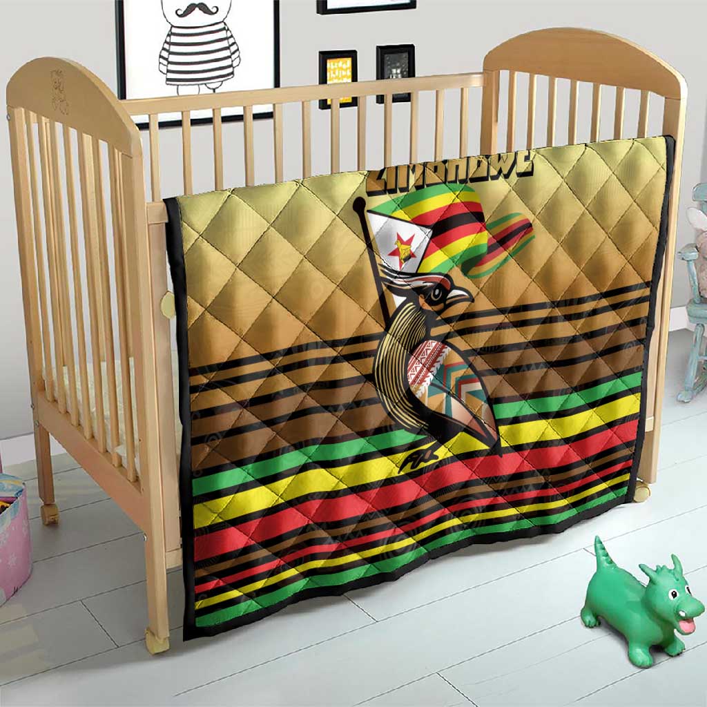 Pride Zimbabwe Quilt Zimbabwean Bird, Tribal Patterns and Pan-African Colors