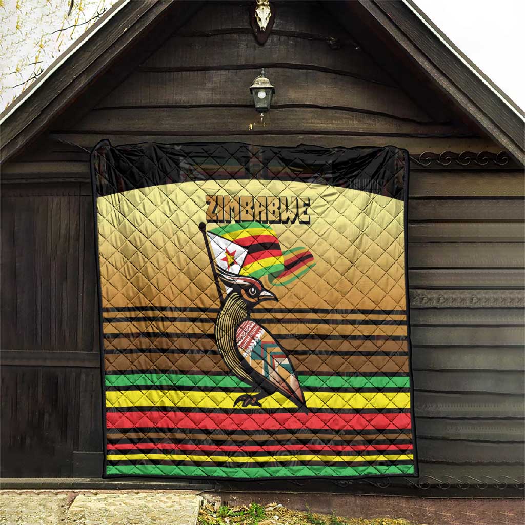 Pride Zimbabwe Quilt Zimbabwean Bird, Tribal Patterns and Pan-African Colors