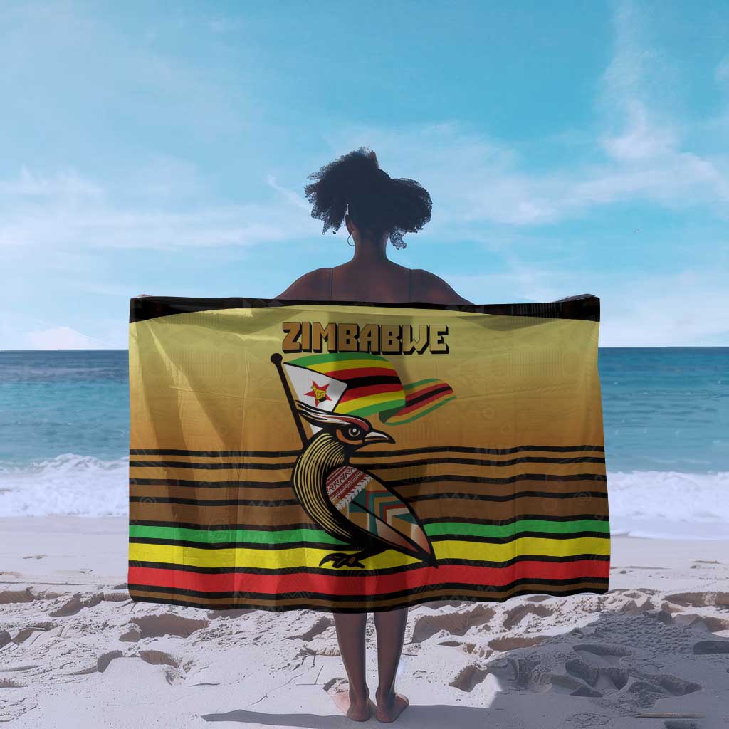Pride Zimbabwe Sarong Zimbabwean Bird, Tribal Patterns and Pan-African Colors