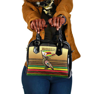 Pride Zimbabwe Shoulder Handbag Zimbabwean Bird, Tribal Patterns and Pan-African Colors
